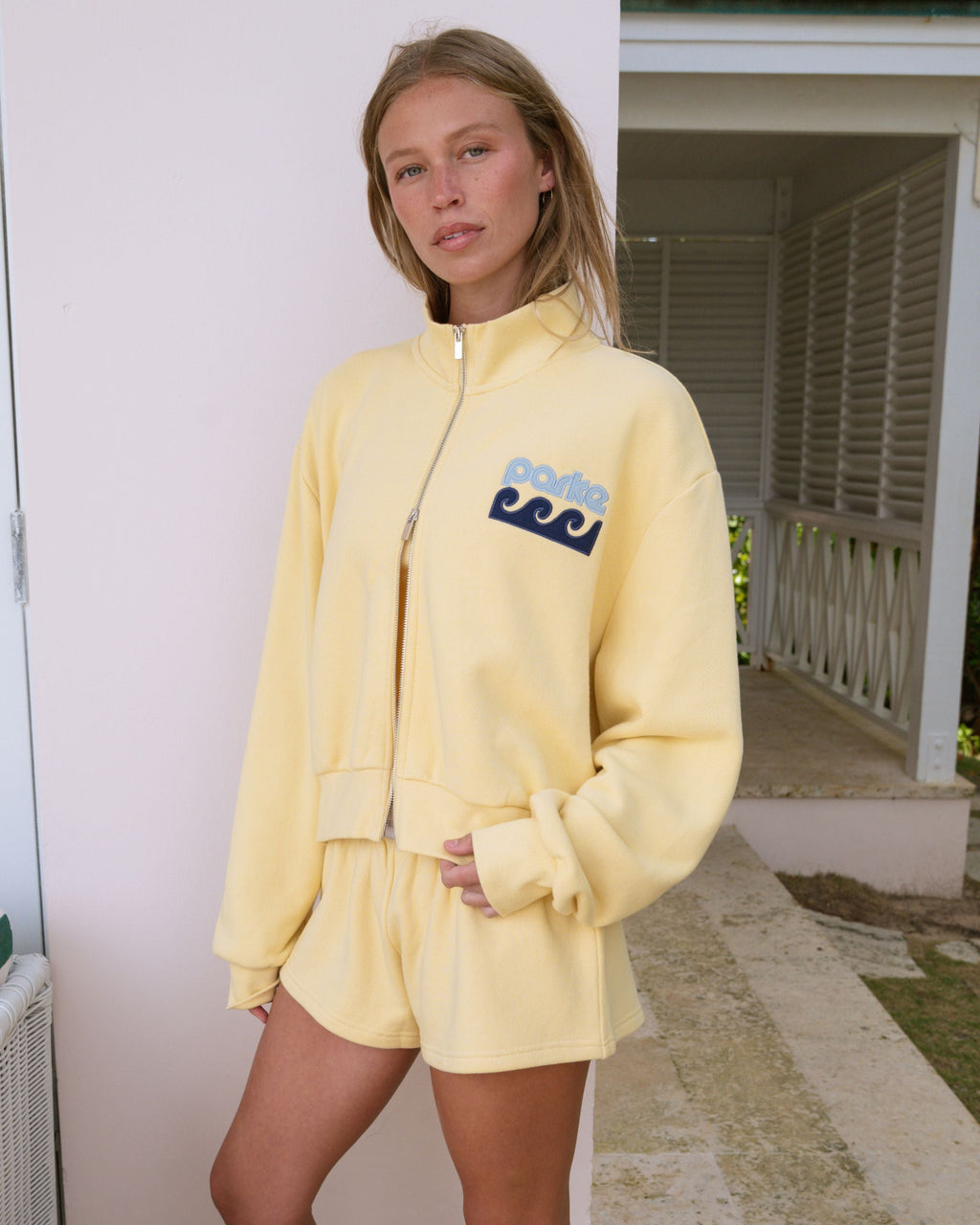Zip Up Mockneck - Peel