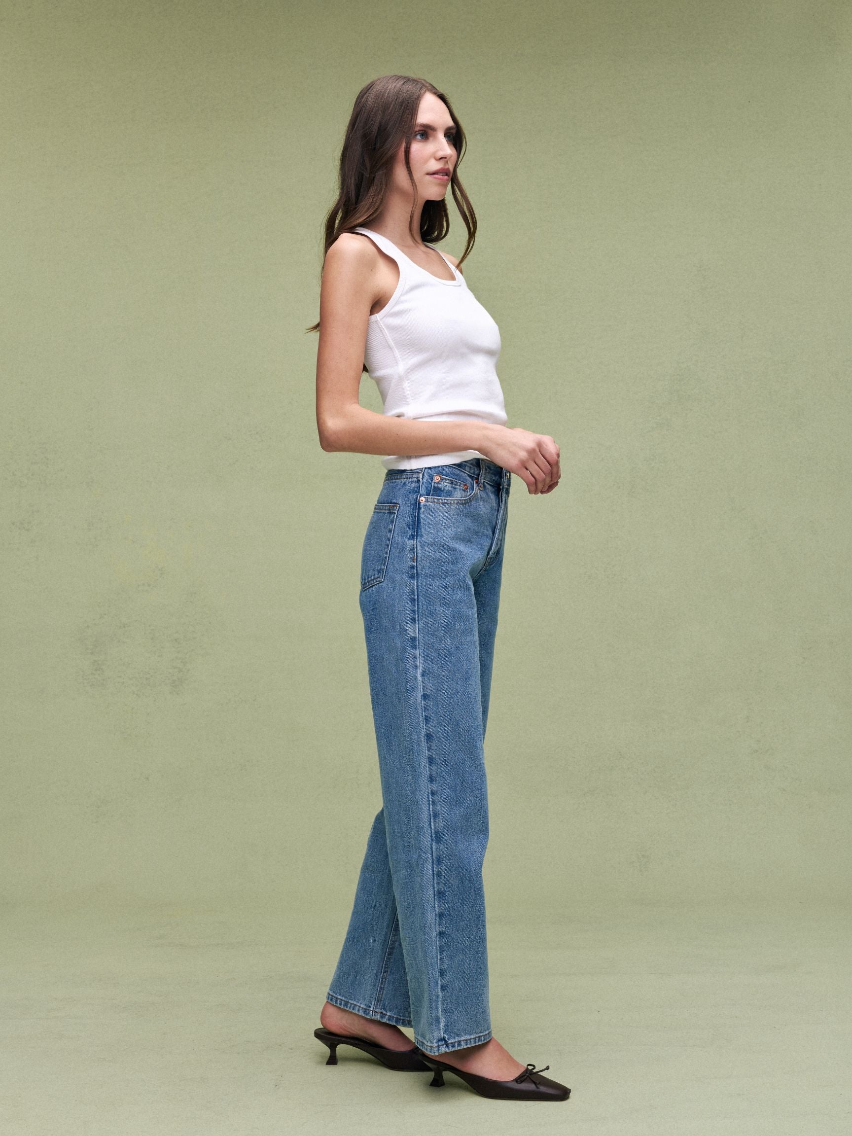 Classic Straight Jeans - Vintage Wash