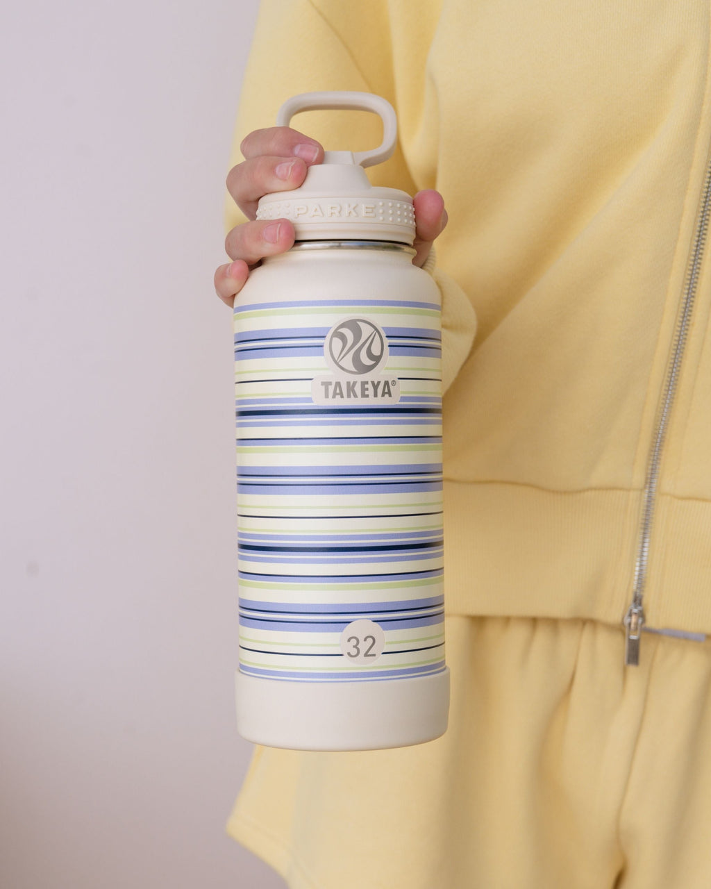 Takeya x Parke Water Bottle - Sea Stripe