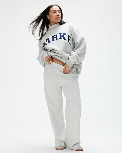 Cotton Boxer Pants - Classic Grey