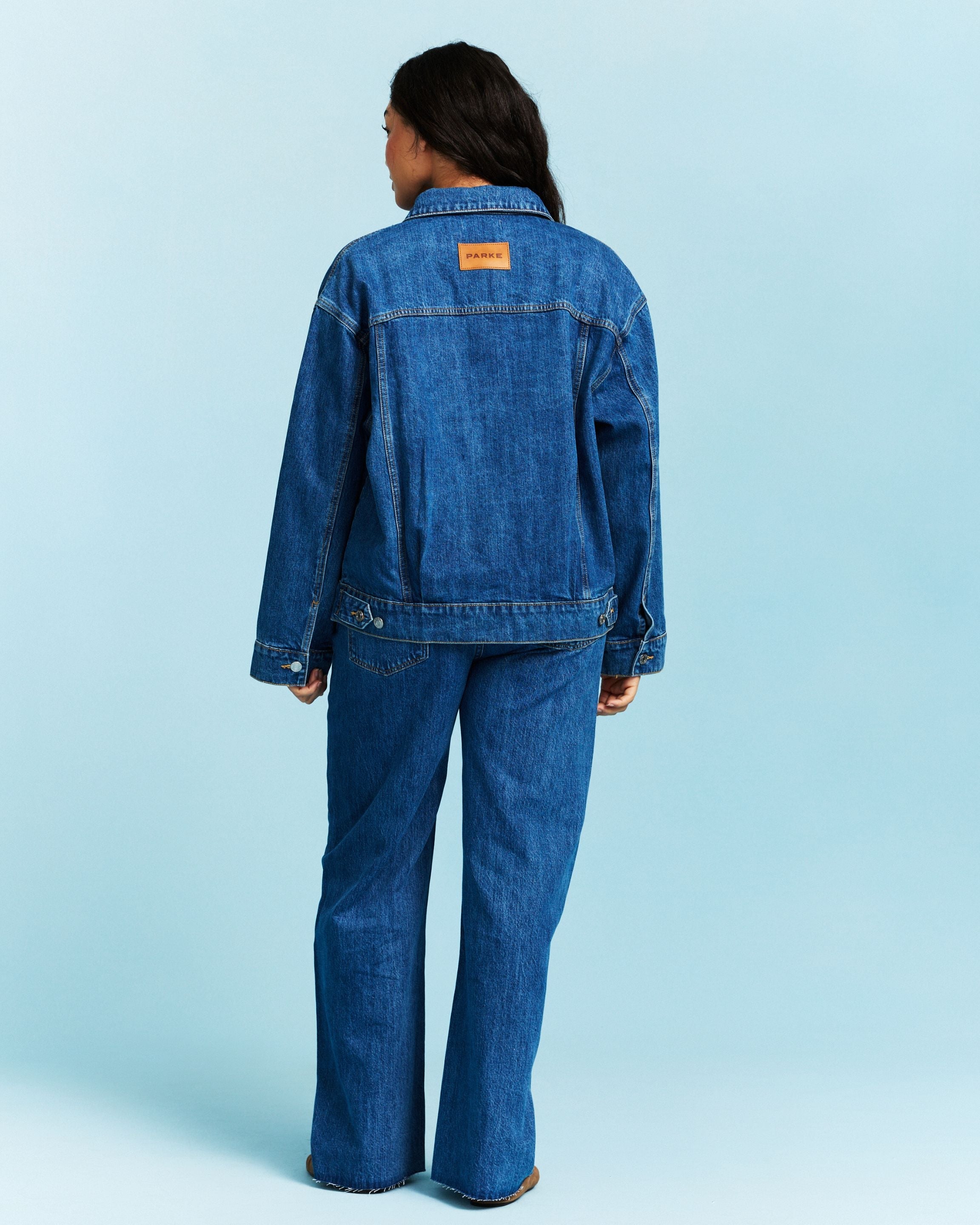 Oversized Denim Jacket - Medium Wash