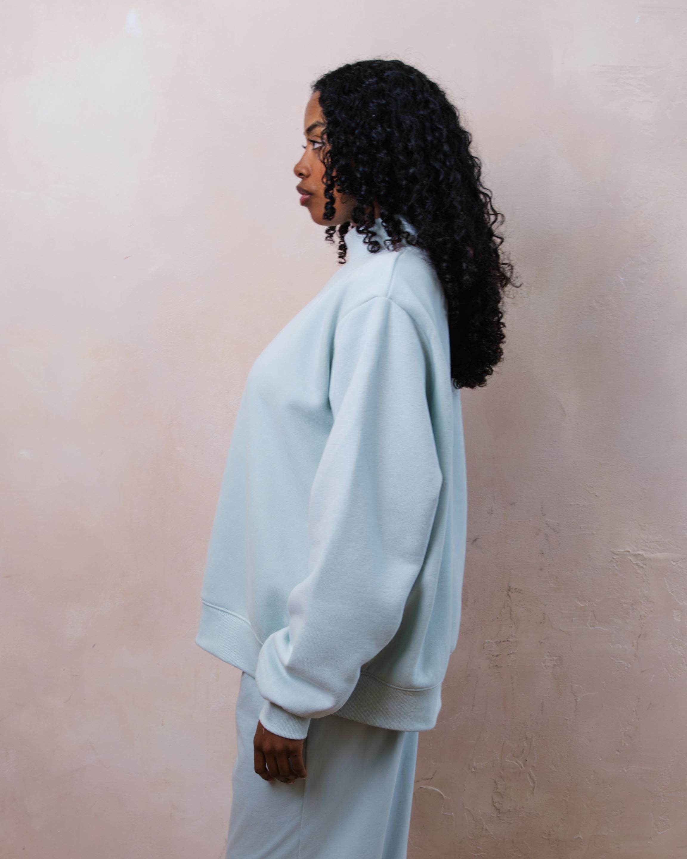 Bridal Classic Mockneck - Pale Blue
