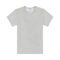 Ribbed Short Sleeve T-Shirt - Grey