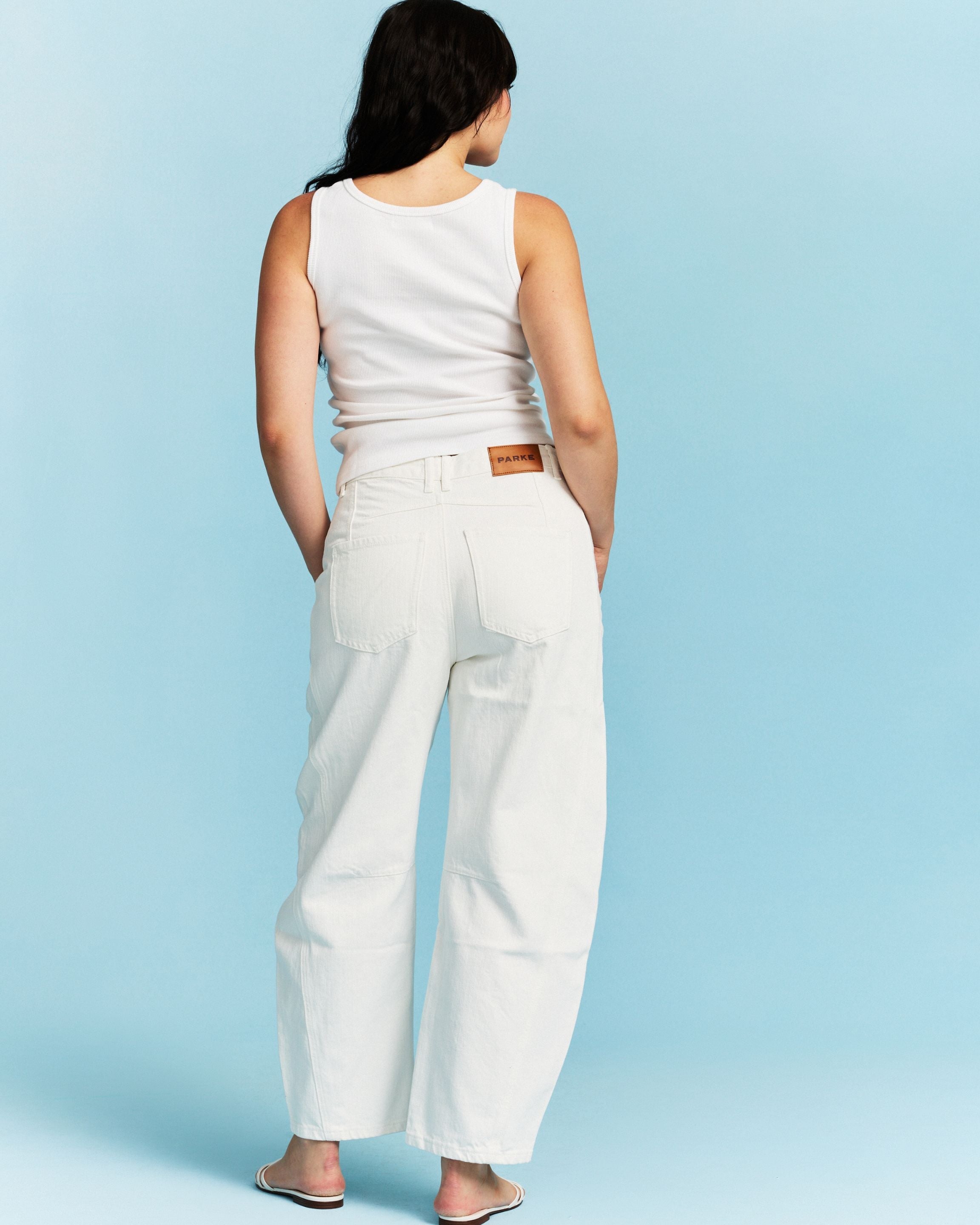 Horseshoe Jeans - White
