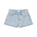 Denim Mini Shorts - Light Wash