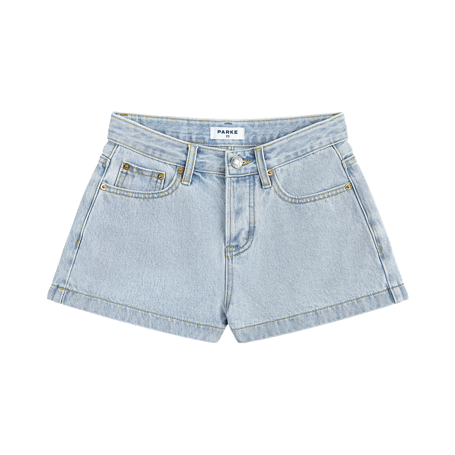 Denim Mini Shorts - Light Wash