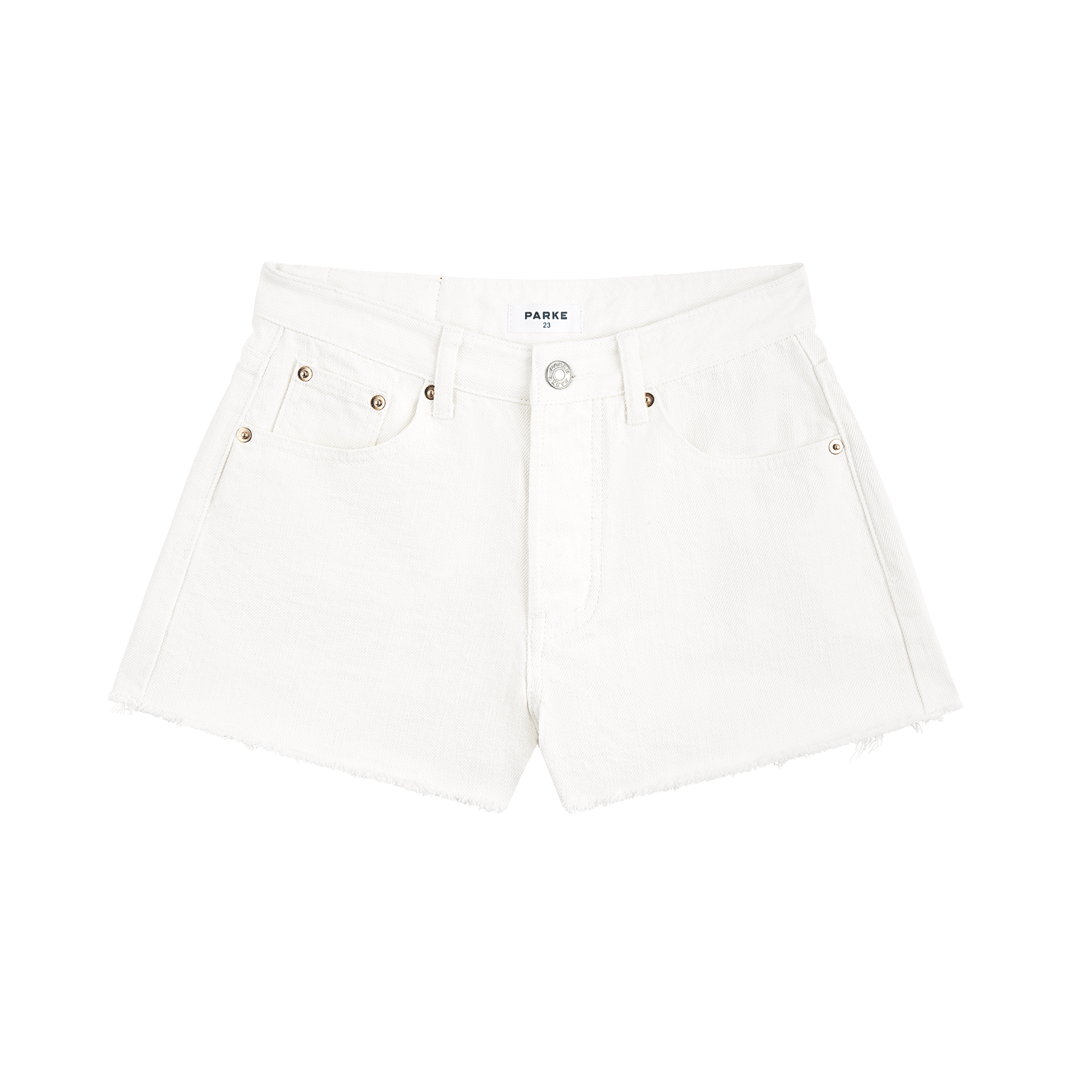 Cut Off Shorts - White