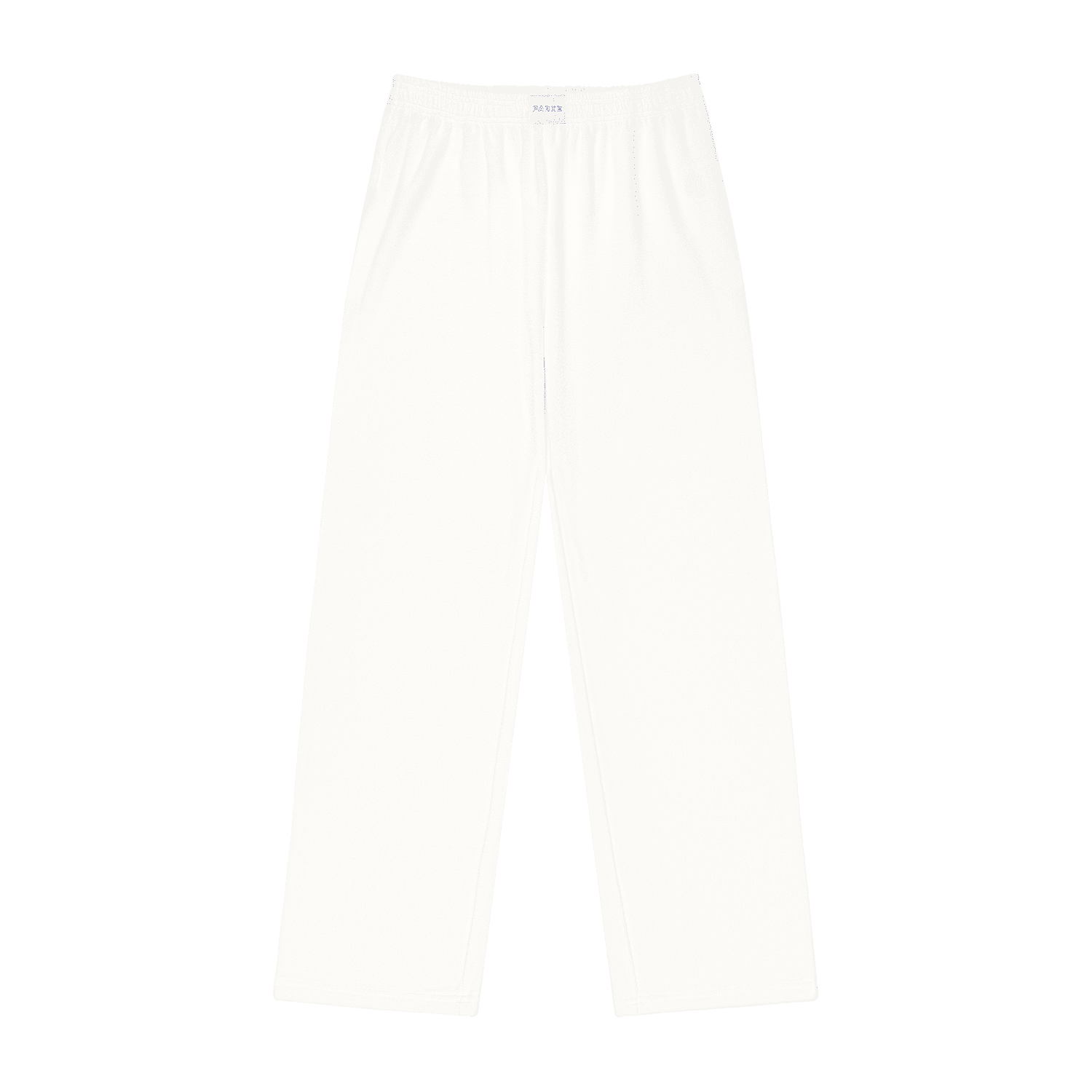 Towel Terry Boxer Sweatpants - White