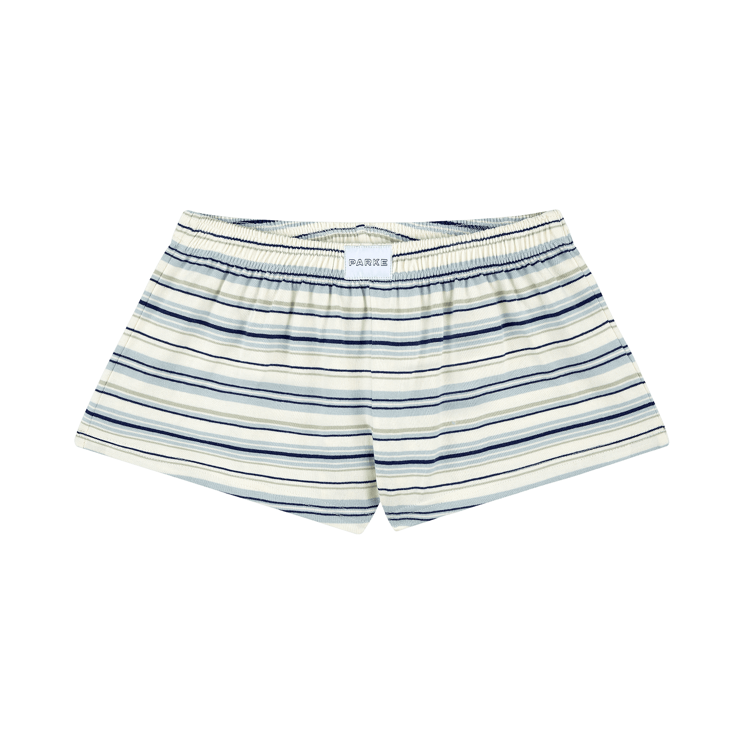 Cotton Boxer Shorts - Sea Stripe