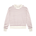 Striped Mockneck Pullover - Summerland Stripe