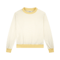 Striped Mockneck Pullover - Sun Stripe