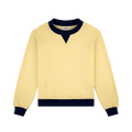 Two Tone Classic Mockneck - Peel + Denim