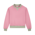 Two Tone Classic Mockneck - Conch + Seafoam
