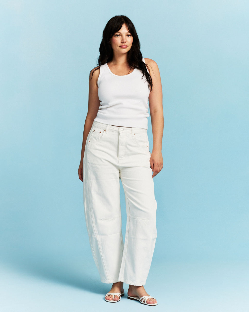 Horseshoe Jeans - White