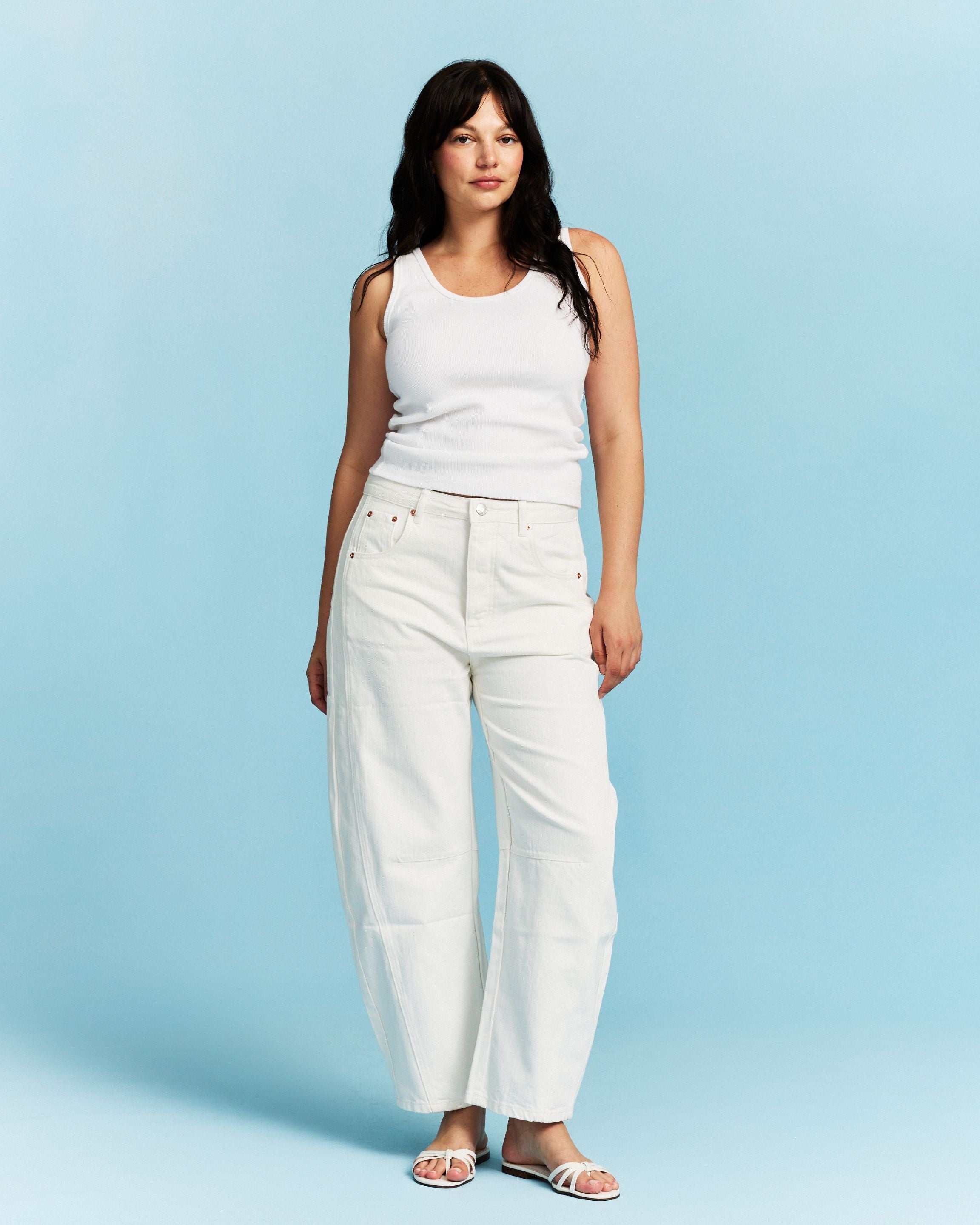 Horseshoe Jeans - White