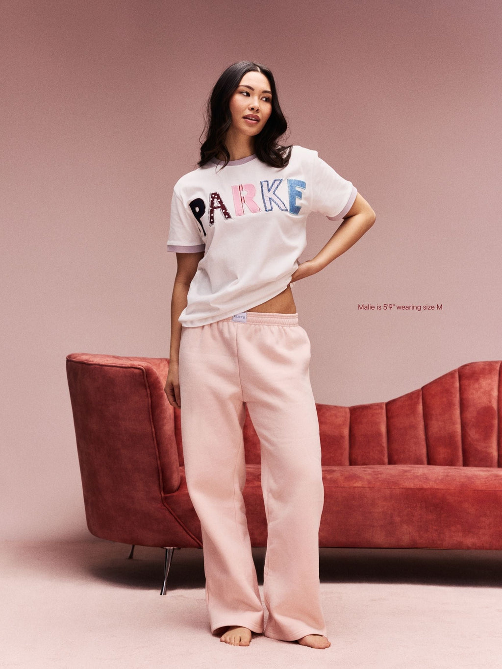 Preorder Boxer Sweatpants - Peony