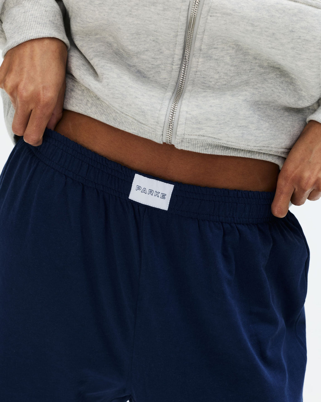 Cotton Boxer Pants - Denim