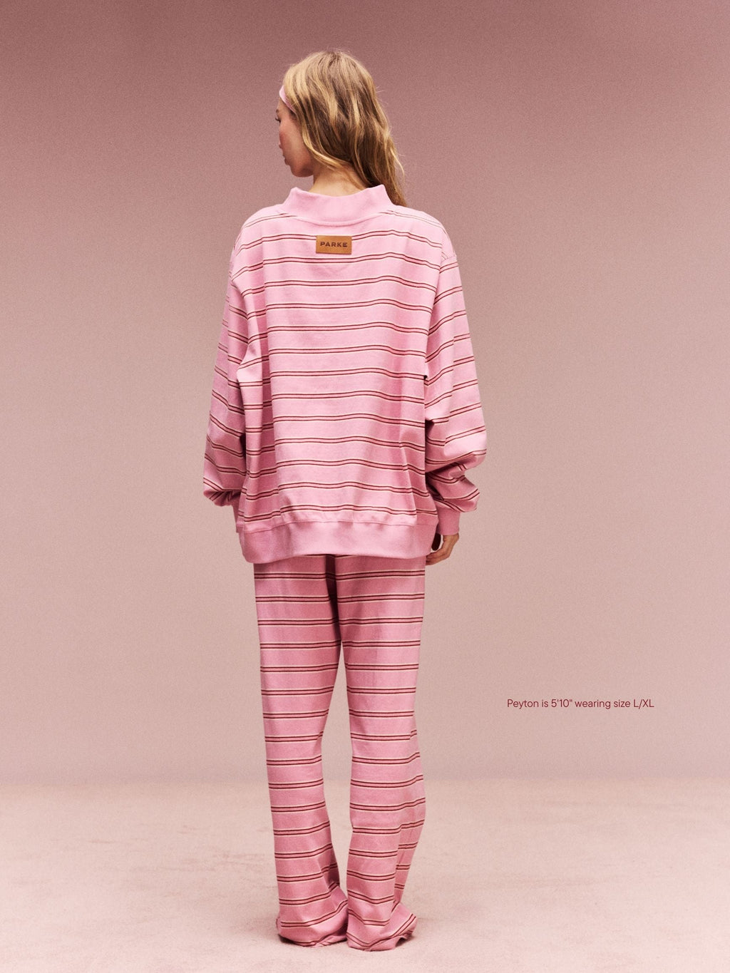 Preorder Striped Mockneck Pullover - Sweetheart Stripe