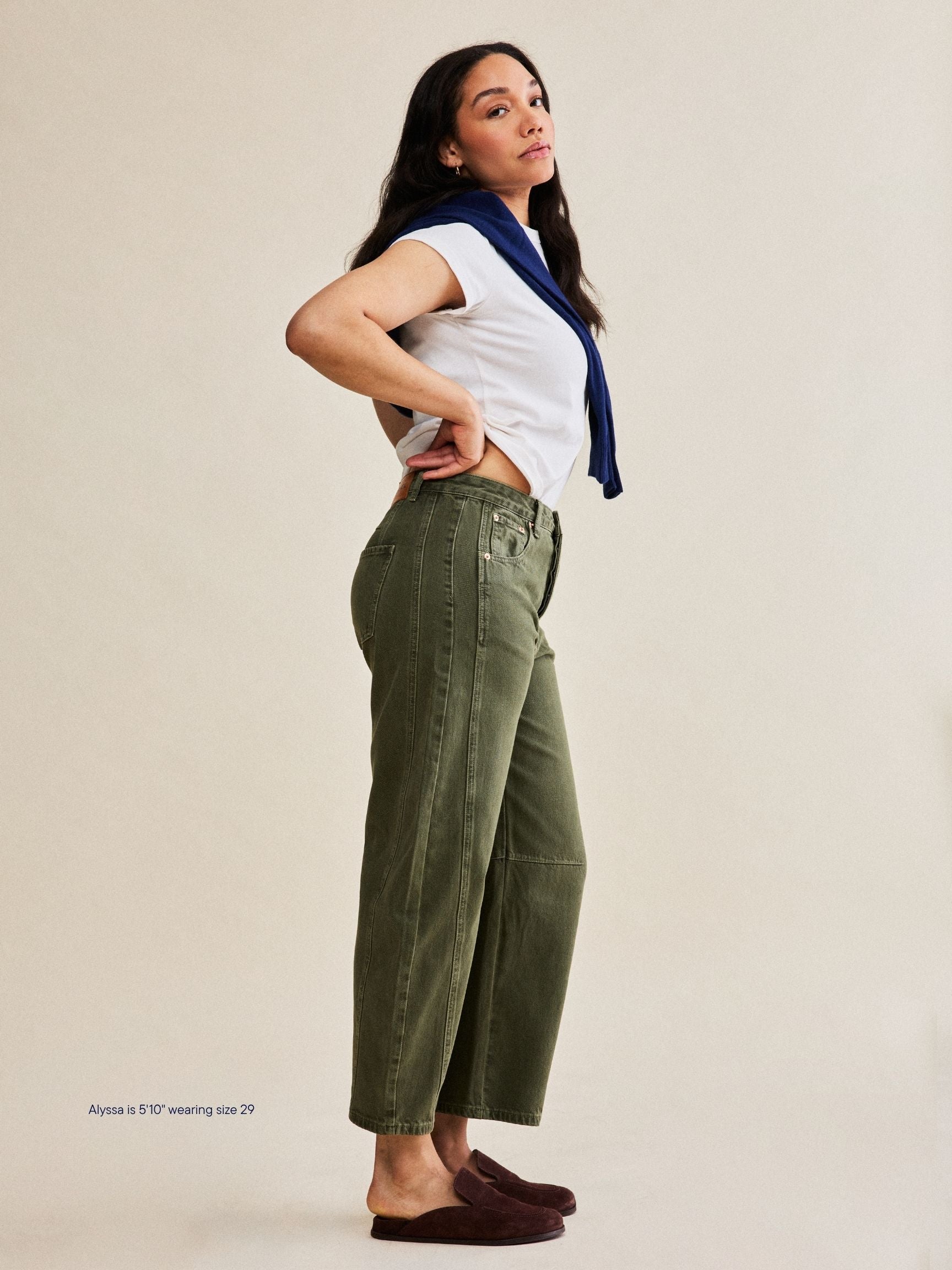 Horseshoe Jeans - Olive