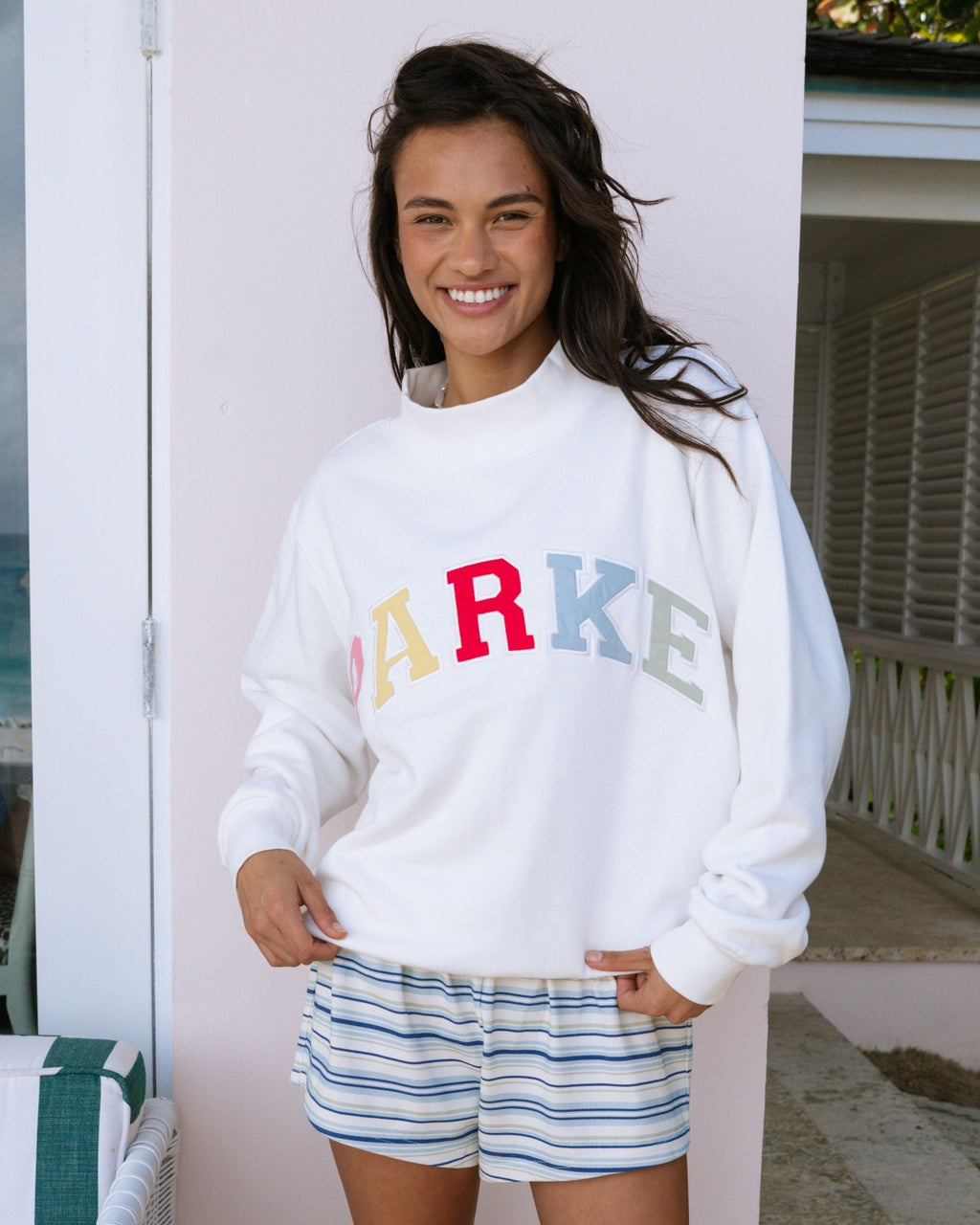 Varsity Mockneck - Paradise
