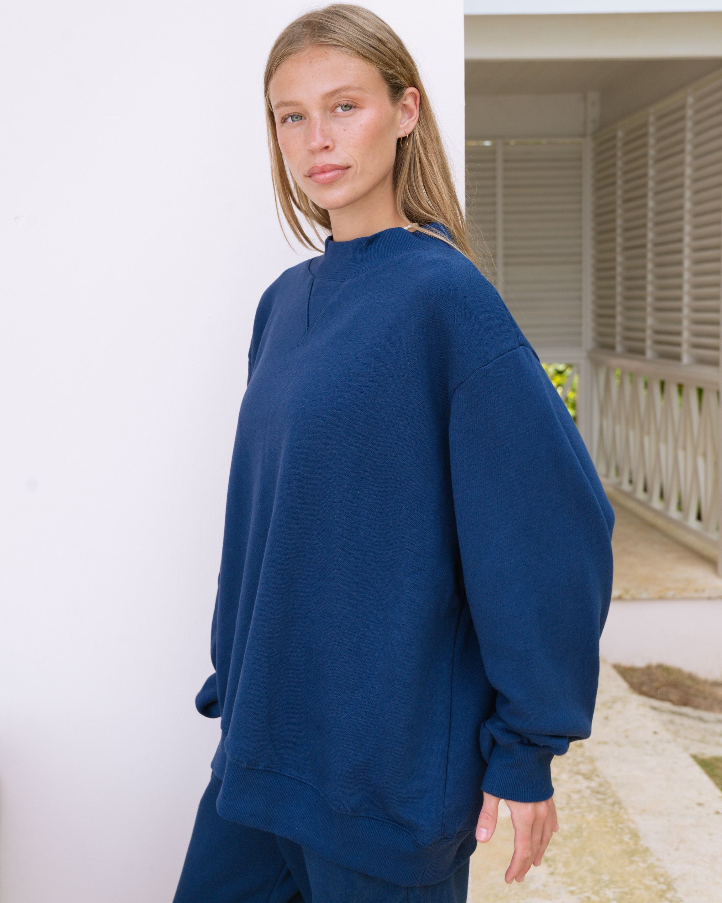 Classic Mockneck - Denim