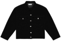oversized jean jacket -black