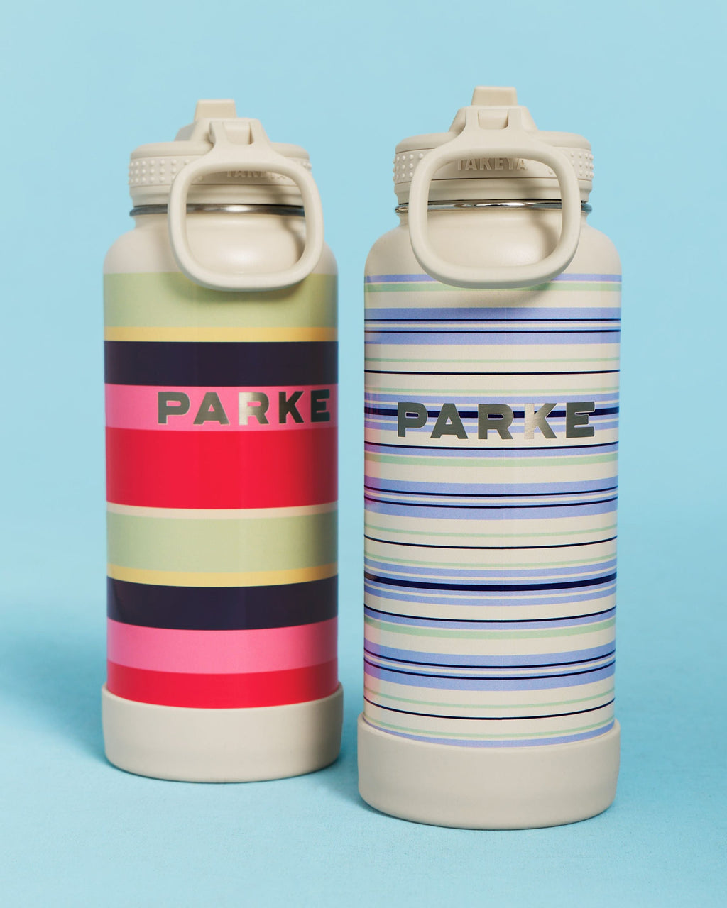 Takeya x Parke Water Bottle - Summerland Stripe
