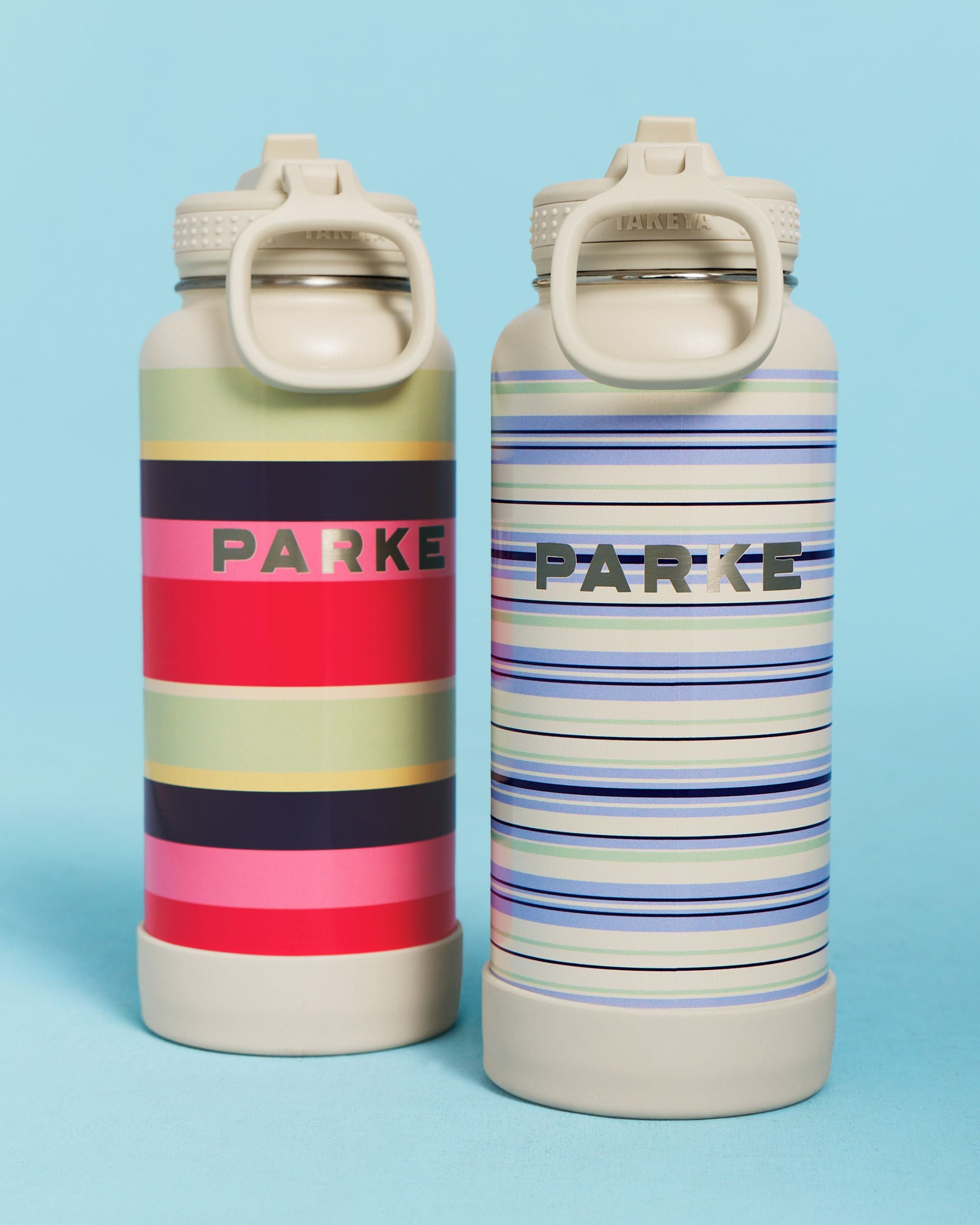 Takeya x Parke Water Bottle - Summerland Stripe