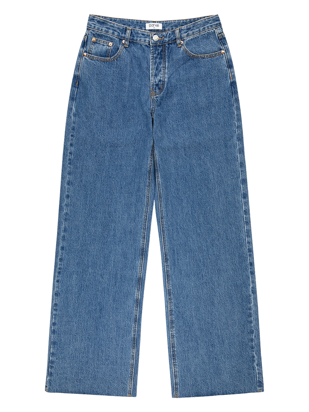 Low Rise Baggy Jeans - Medium Wash