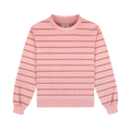 Striped Mockneck Pullover -sweetheart stripe