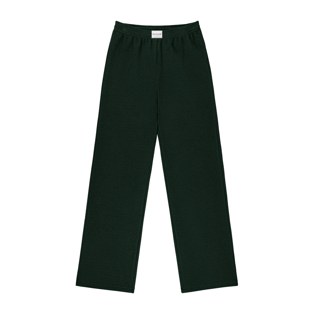 Waffle Boxer Pants - Forest