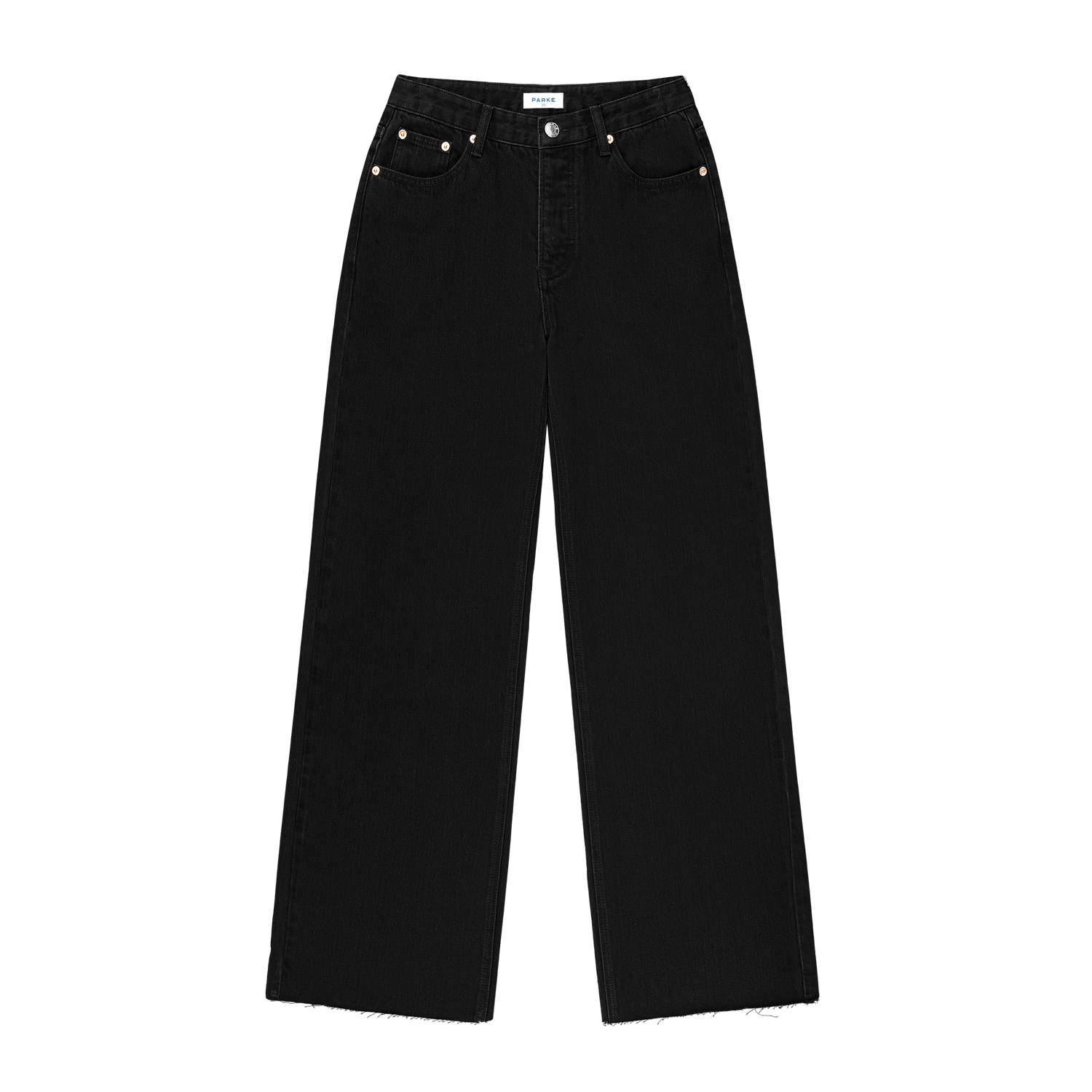 Low Rise Baggy Jeans -black