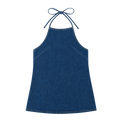 Halter Dress - Medium Wash