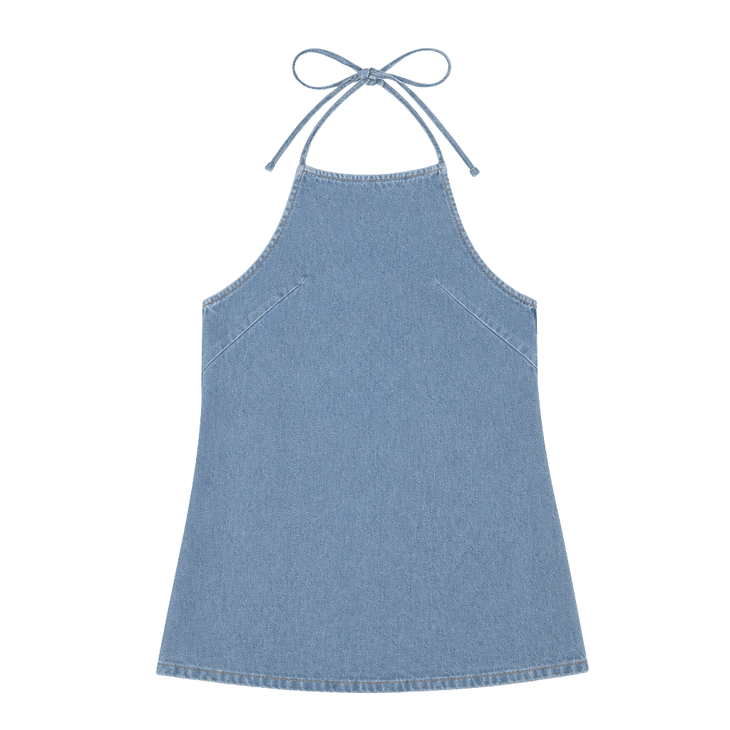 Halter Dress - Vintage Wash