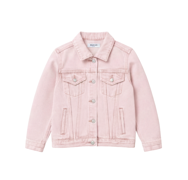 Kids Denim Jacket - Pink