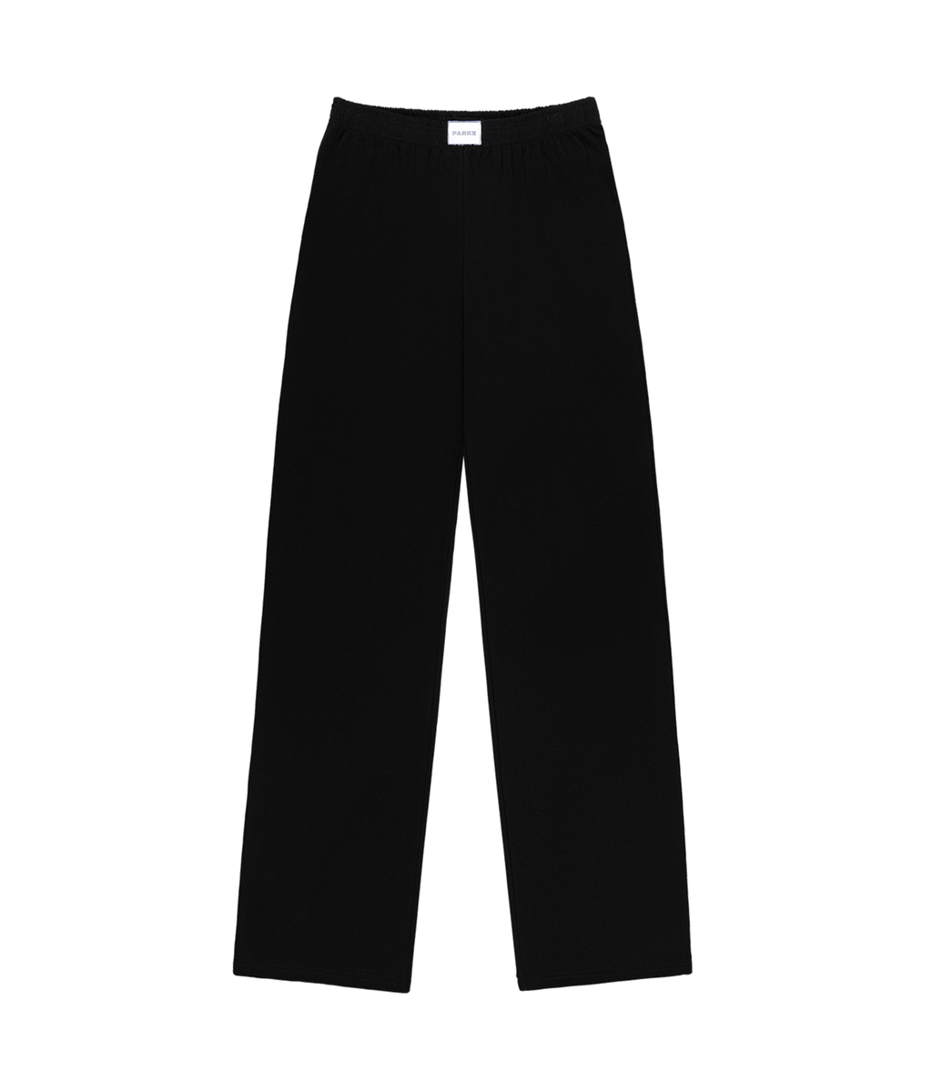 Cotton Boxer Pants - Black