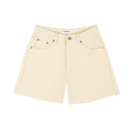 Long Baggy Shorts - Cream