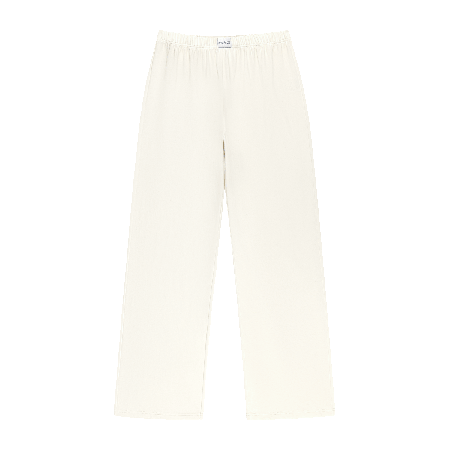 Pointelle Cotton Boxer Pants - Pearl