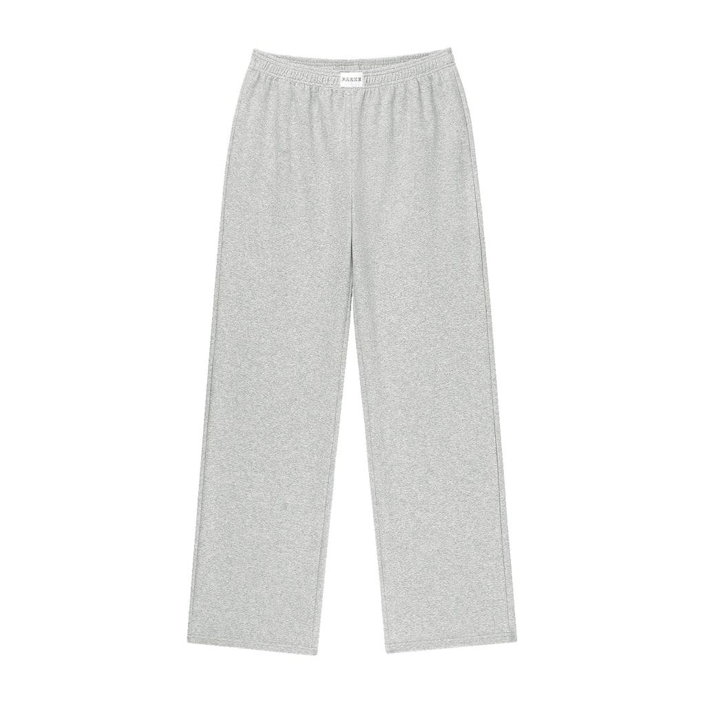 Ribbed Cotton Boxer Pant - Grey