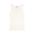 Pointelle Tank - Pearl