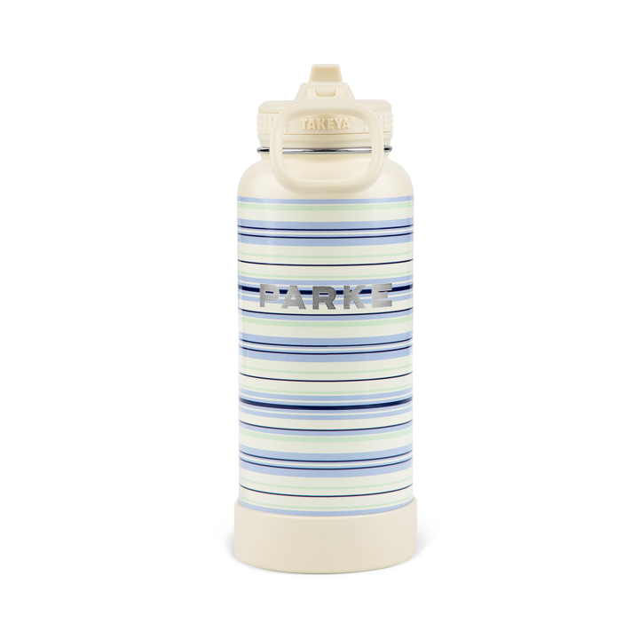 Takeya x Parke Water Bottle - Sea Stripe