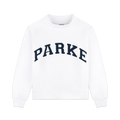 OG Varsity Mockneck - White + Denim