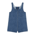 Tank Top Denim Romper - Medium Wash